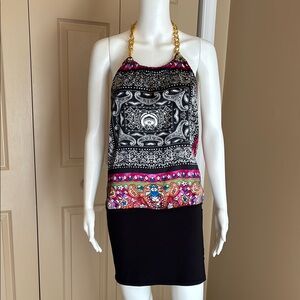 JOSHUA bandana on a chain style dress